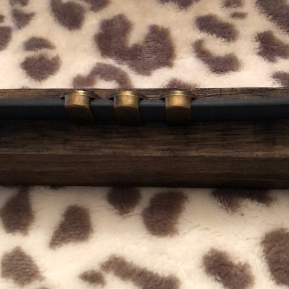 Blue Druzy Cabochon on PU Leather Band Bracelet - Picture 5 of 8